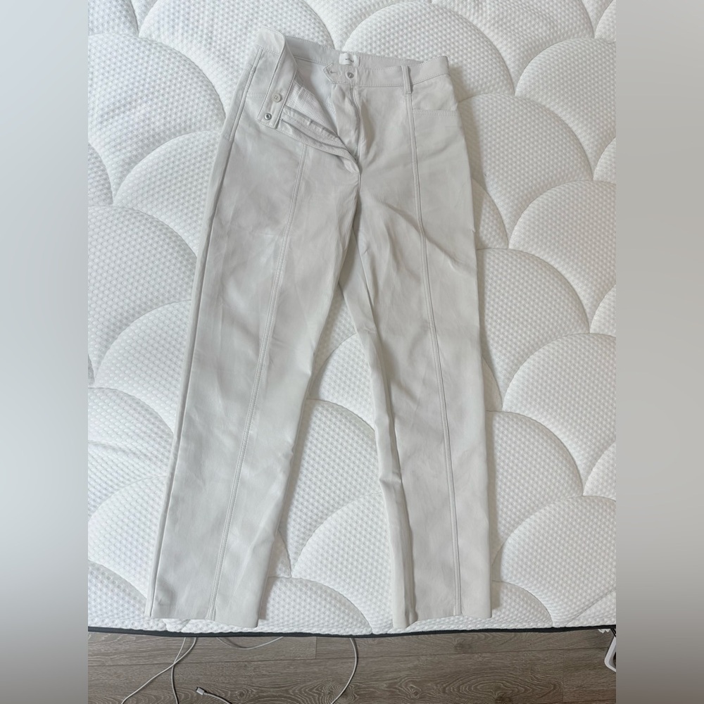 Cream Wilfred -The Melina™ Super High-rise Pant Faux Leather Pants